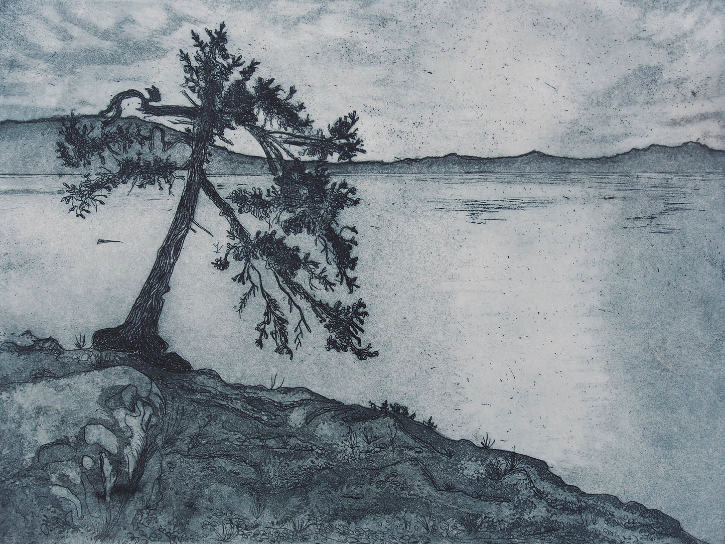 'St John Pt' – Limited Edition Original Metal Etching Print