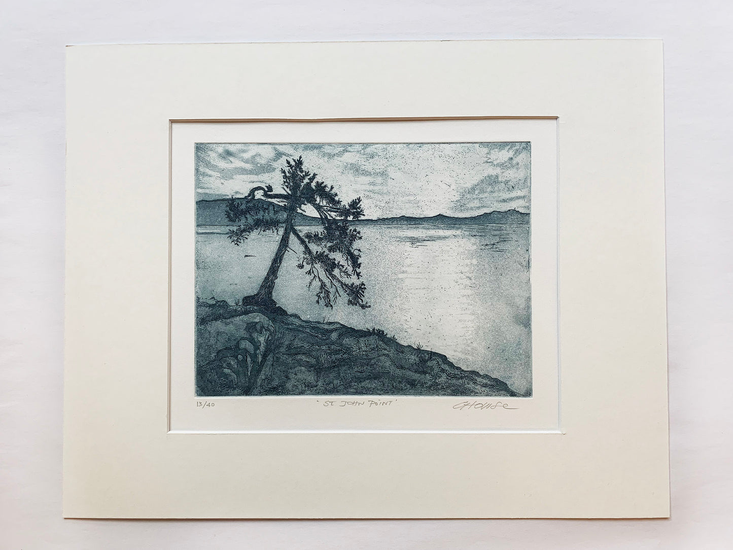 'St John Pt' – Limited Edition Original Metal Etching Print