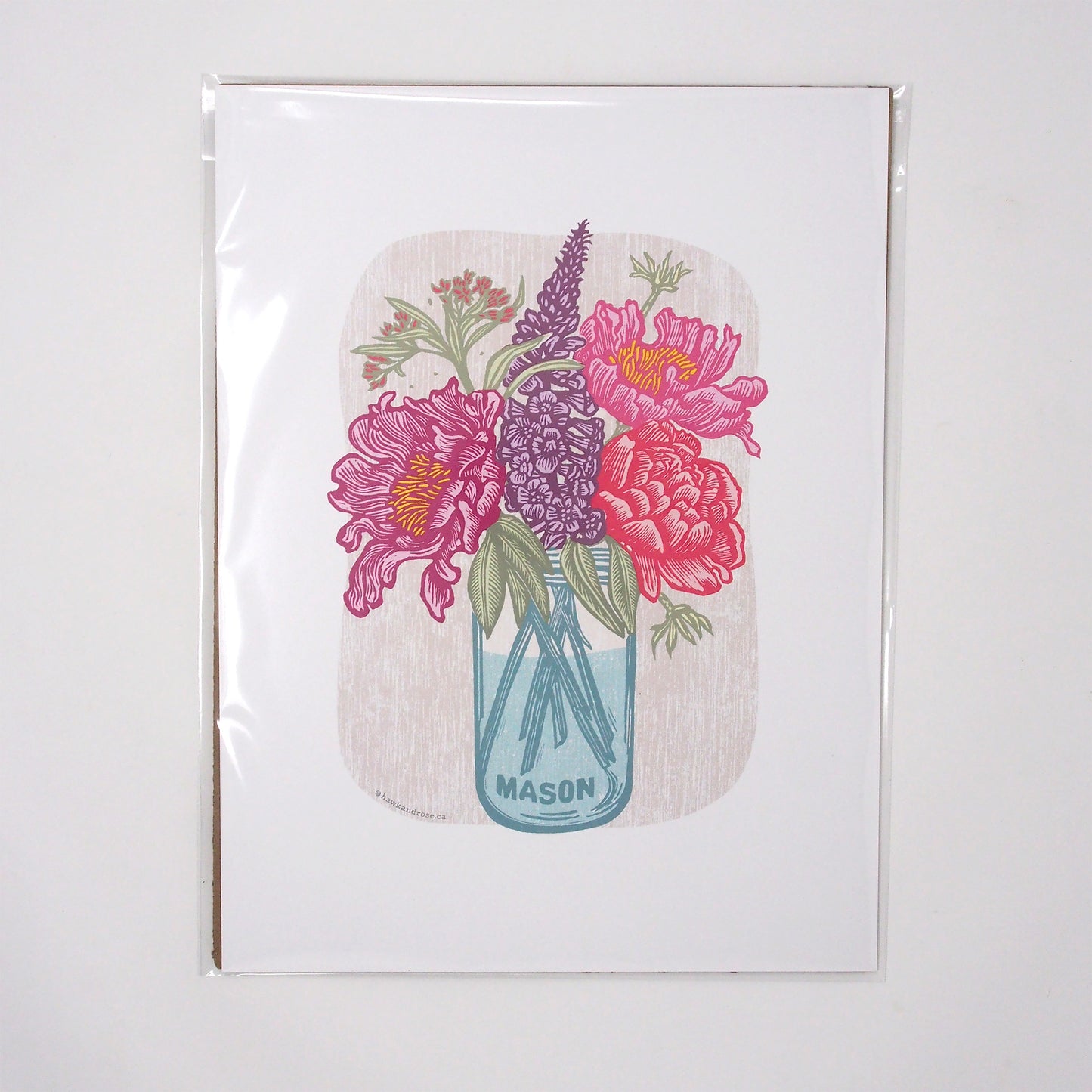 Cottage Flowers Reproduction Print