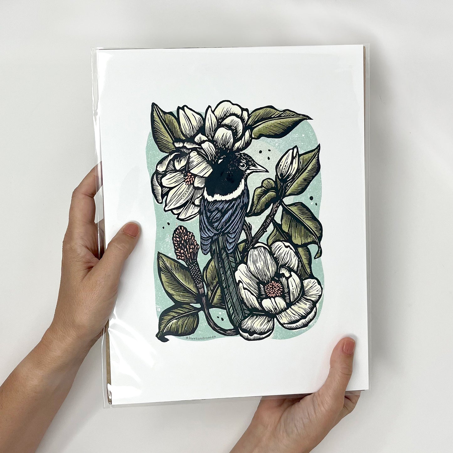 Magpie Reproduction Print