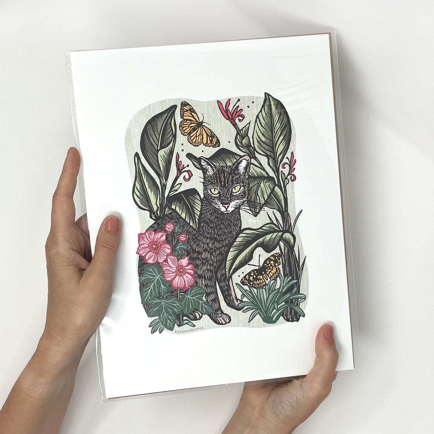 Marcelo the Cat Reproduction Print
