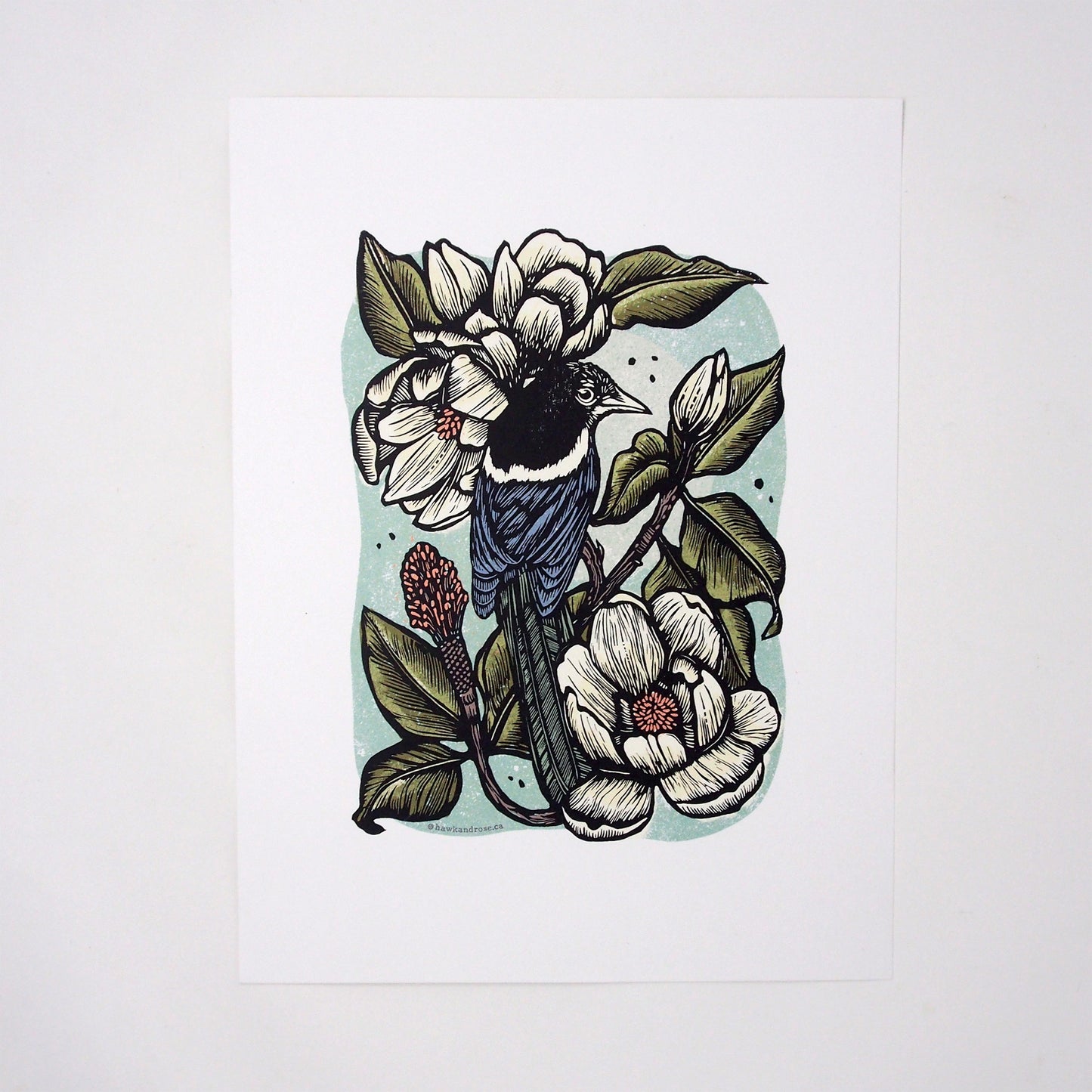 Magpie Reproduction Print