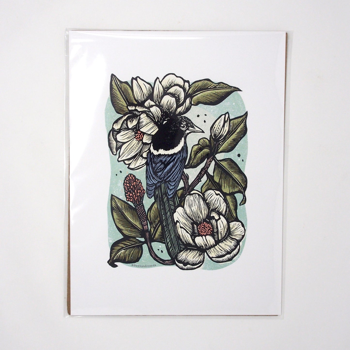 Magpie Reproduction Print