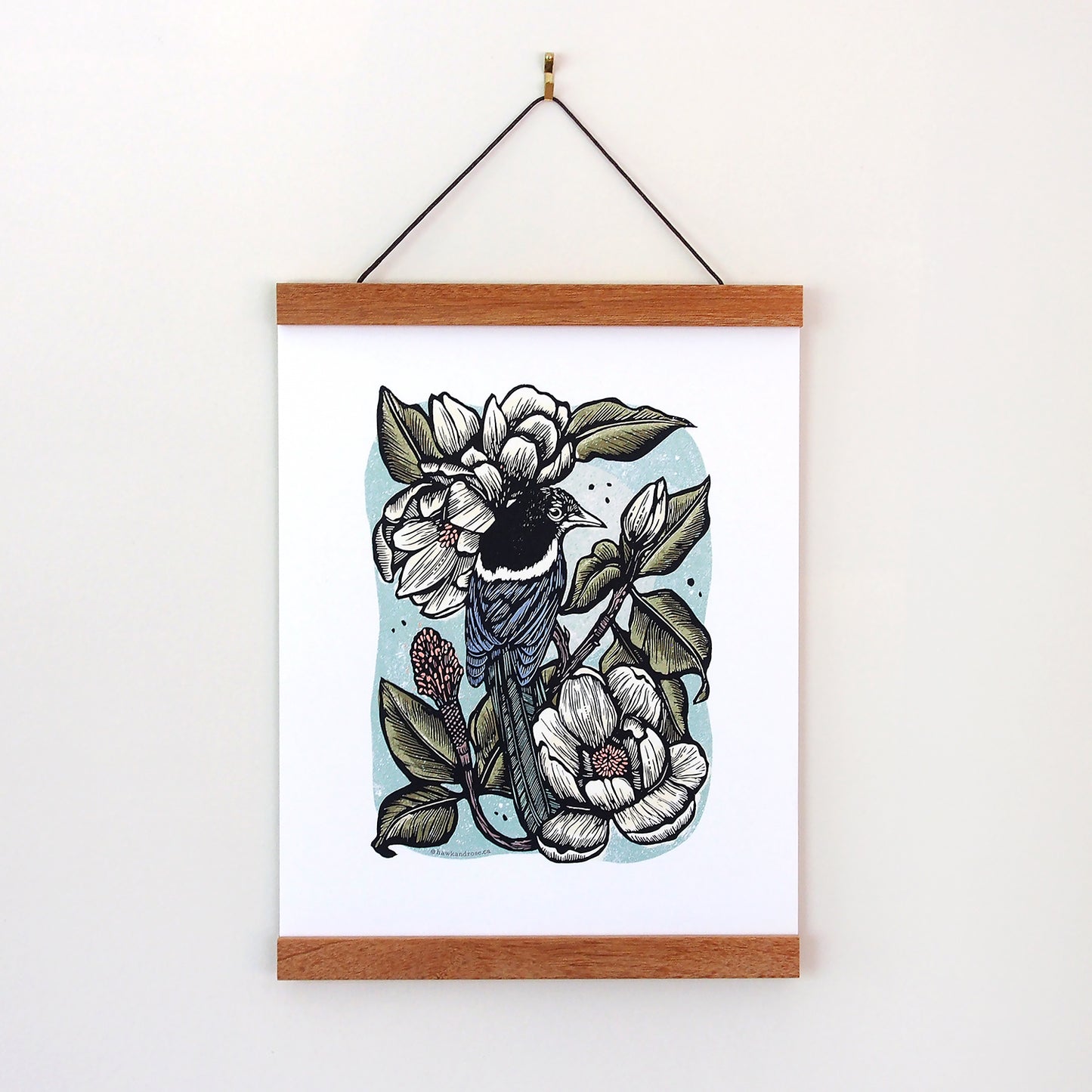 Magpie Reproduction Print
