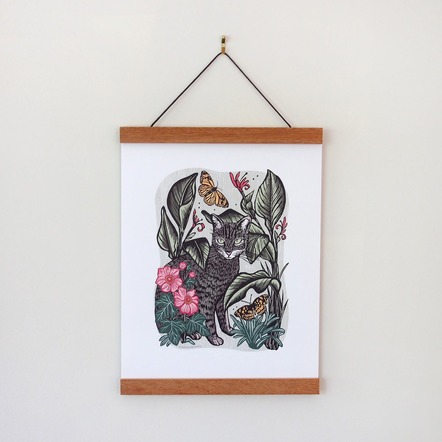 Marcelo the Cat Reproduction Print