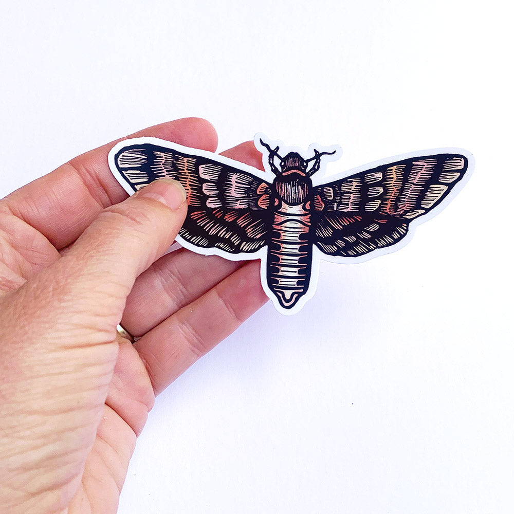 Hawkmoth Vinyl Sticker