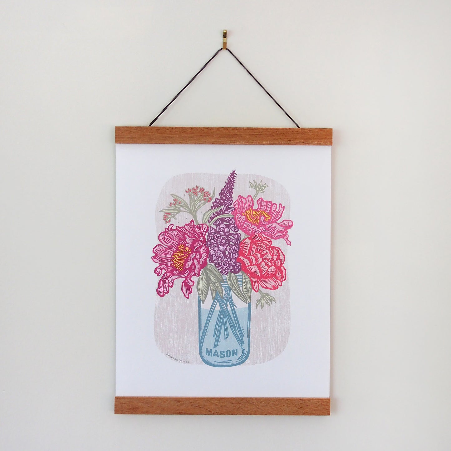 Cottage Flowers Reproduction Print