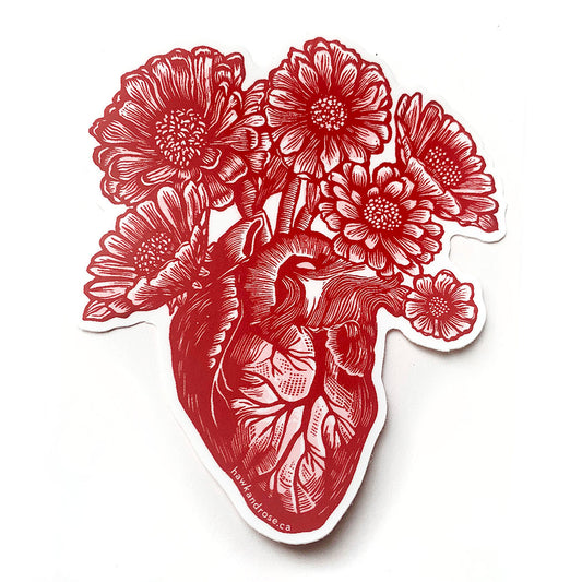 El Corazon Vinyl Sticker