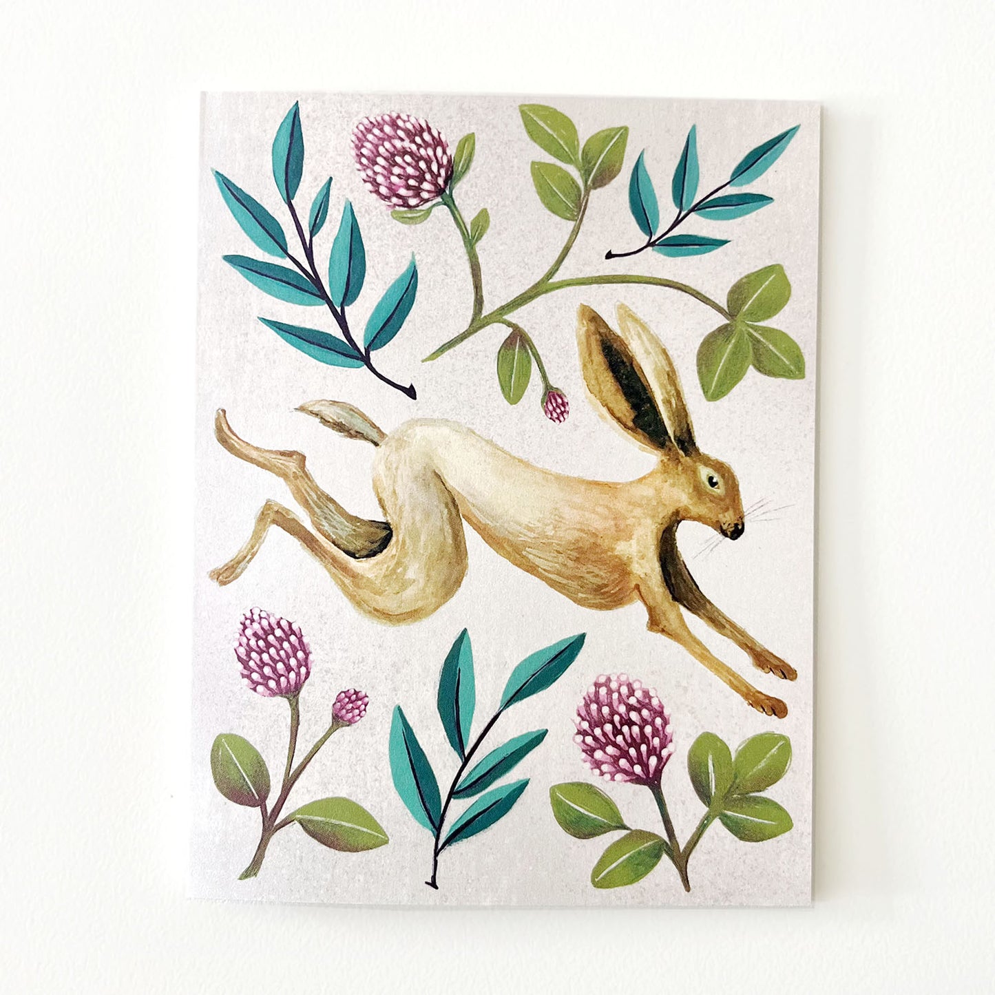 Botanical Expressions Series ‘Willow & Clover’ Card by Hawk and Rose Press