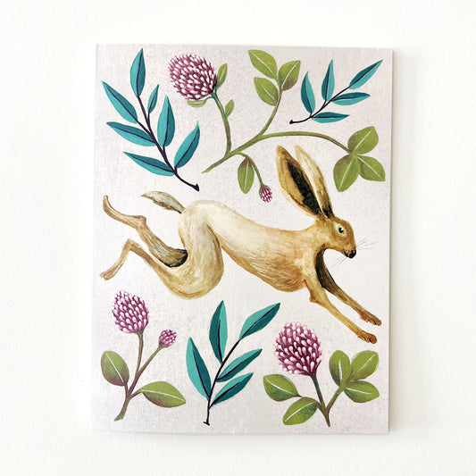 Botanical Expressions Series ‘Willow & Clover’ Card by Hawk and Rose Press