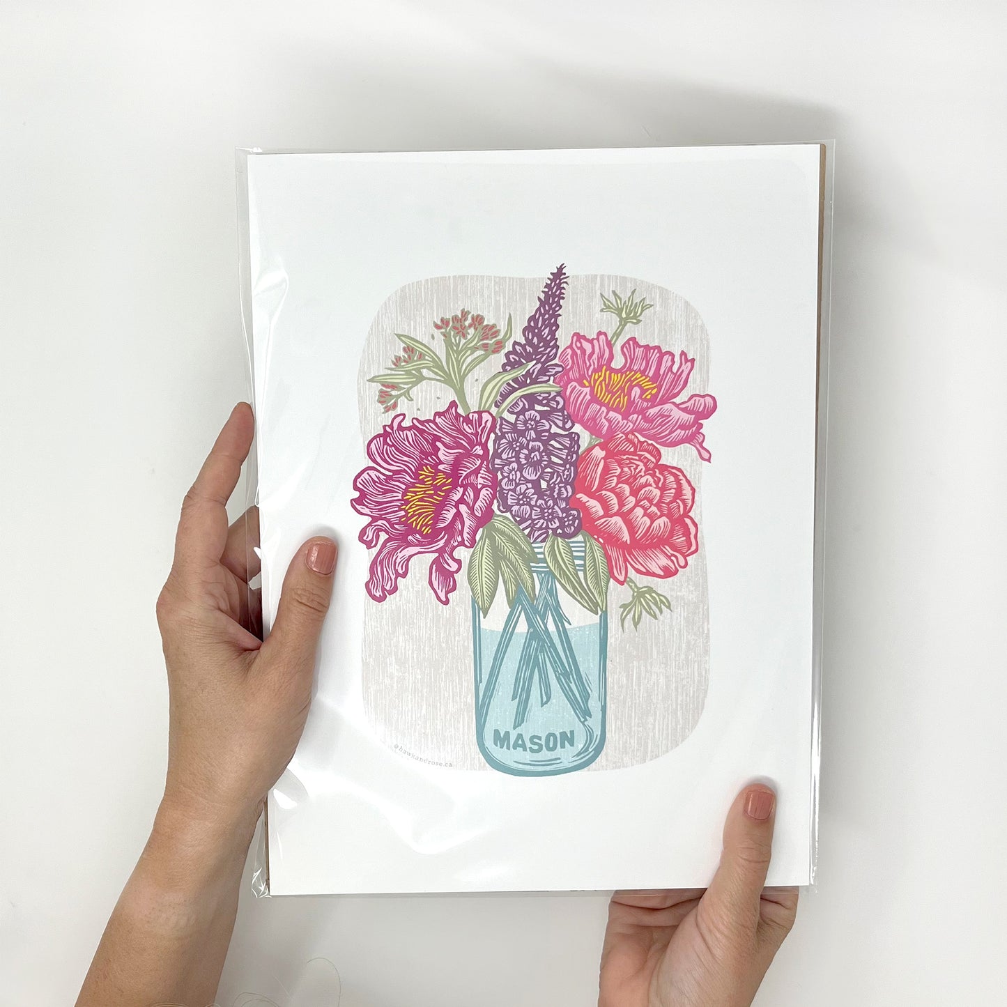 Cottage Flowers Reproduction Print