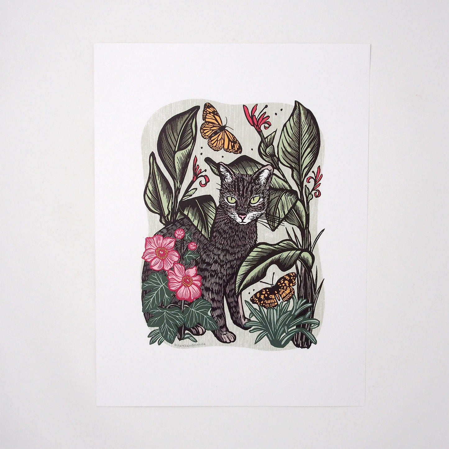 Marcelo the Cat Reproduction Print